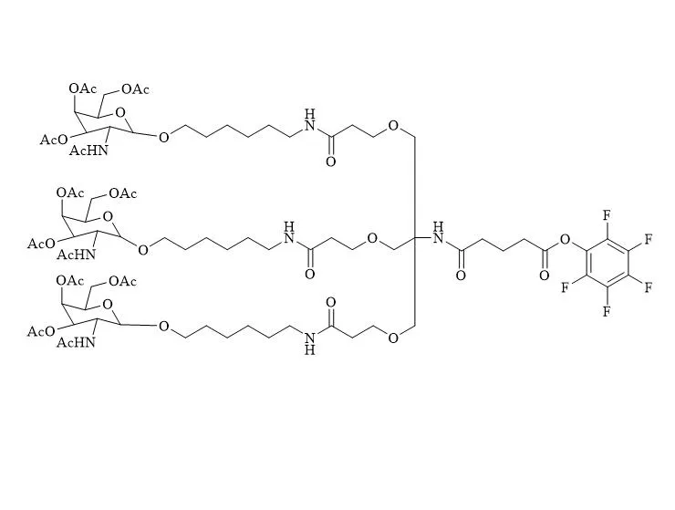 GalNAc -THA-GN3(OAc)9-PFP