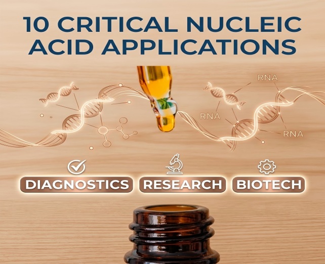 10 Critical Nucleic Acid Applications Driving Advances in Research, Diagnostics, and Biotechnology